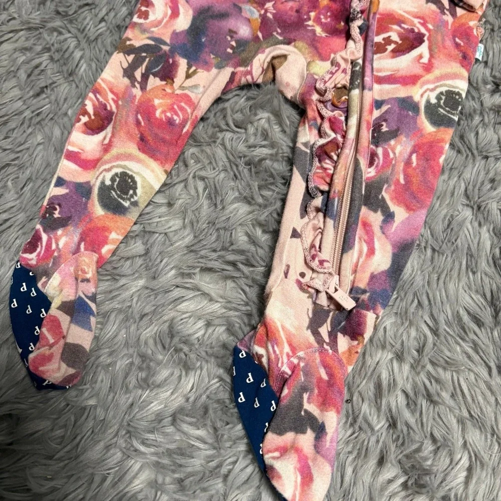 Posh Peanut Floral Bamboo Sleeper Baby Infant‎ 0-3 Months Soft Stretchy